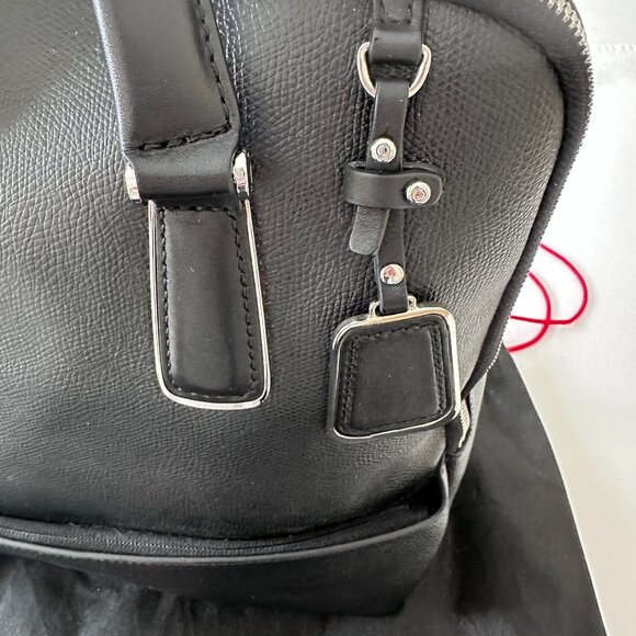 Tumi Structured Pebble Faux Leather Executive Travel Backpack main image 4